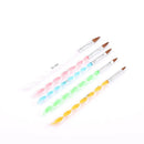 5 Pcs Nail Art Pen Nail Gel Acrylic Nail Art Brush Set For Nail Art Tips Design Nail Painting Tools