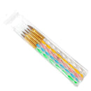 5 Pcs Nail Art Pen Nail Gel Acrylic Nail Art Brush Set For Nail Art Tips Design Nail Painting Tools