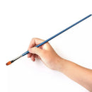 9pcs Nail Round Long Rod Oil Paint Brush Set