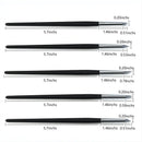 Nail Art Brush Set 5 Pcs Silicone Nail Art Hollow Engraving Embossing Pen Clay Soft Pottery Tools For Salon Home Diy