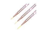 Nail Art Stripe Gel Brush | Rose Gold Metal Line Thin Nail Brush For Nail Art | Nail Accessories