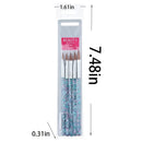 5 Pcs Nail Art Brush Tools Set Crystal Handle Acrylic UV Gel Carving Glitter Pen