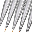5 Acrylic Nail Brush With Crystal | Acrylic Brush | Nylon Drawing Line | Manicure Tool