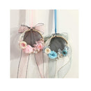 YOTINO 10 Pieces 8 Inches Adjustable Bamboo Circle Round Embroidery Hoops