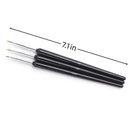 3 Pcs Single Head Three Pull Line Pens Nail Polish Painting, Nail Design Brush Pen Nail Tip Kit