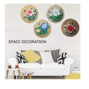 YOTINO 10 Pieces 8 Inches Adjustable Bamboo Circle Round Embroidery Hoops