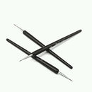 3 Pcs Single Head Three Pull Line Pens Nail Polish Painting, Nail Design Brush Pen Nail Tip Kit
