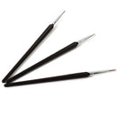 3 Pcs Single Head Three Pull Line Pens Nail Polish Painting, Nail Design Brush Pen Nail Tip Kit