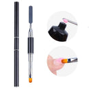 Dual-ended Tool Gel Manicure Gradient Painting Pen Brush | Nail Spatula Tool And Brush Set
