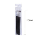 5 Pcs/Set Nail Art Brush Flat Pen Drawing Painting Tips Floral Painting Brush Manicure Nail Art Tool