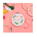 Caydo 12 Pieces 3 Inch Round Wooden Hoops for Embroidery | Adjustable | Bamboo | For Druz Point