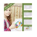 Caydo 8 Pieces 8 Inches Round Wooden Embroidery Hoops Adjustable Bamboo Circle