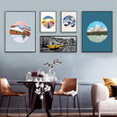 Tcbasrt 4Pack Embroidery Kit with Pattern and Instructions | Cross Stitch Kits Include 2 Embroidery Hoop | 4 Embroidery Clothes（Multicolor）