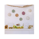 Caydo 12 Pieces 3 Inch Round Wooden Hoops for Embroidery | Adjustable | Bamboo | For Druz Point