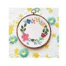 Full Range of Pattern Embroidery Starter Kit | Kissbuty Cross Stitch Kit Including Embroidery Fabric With Floral Pattern