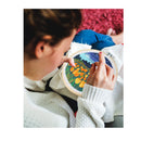 Pllieay Embroidery Starter Kit | Stamped Embroidery Kit Including Tulip Pattern Embroidery Fabric