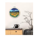 Pllieay Embroidery Starter Kit | Stamped Embroidery Kit Including Tulip Pattern Embroidery Fabric