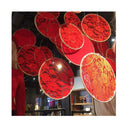 WOWOSS 6 Pieces 12 Inch Adjustable Wooden Round Embroidery Hoops Bamboo Circle Cross Stitch