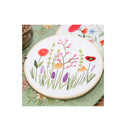 Full Range of Pattern Embroidery Starter Kit | Kissbuty Cross Stitch Kit Including Embroidery Fabric With Floral Pattern