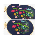 Caydo Embroidery Kit With Pattern | Cross Stitch Kits For Beginners With Embroidery Fabric