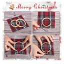 Caydo 10 Pieces 2.5 Inch Mini Bamboo Circle Embroidery Hoops, Cross Stitch Hoop for Embroidery