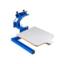 SHZOND Screen Printing Press 1 Color 1 Station Silk Screen Printing Machine 21.7" x 17.7" Removable Pallet Screen Printing Machine Press