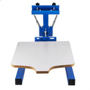 SHZOND Screen Printing Press 1 Color 1 Station Silk Screen Printing Machine 21.7" x 17.7" Removable Pallet Screen Printing Machine Press