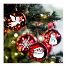 30 Reusable Christmas Stencils | 3x3 Inches | Small Christmas Template For Painting On Wood Crafts