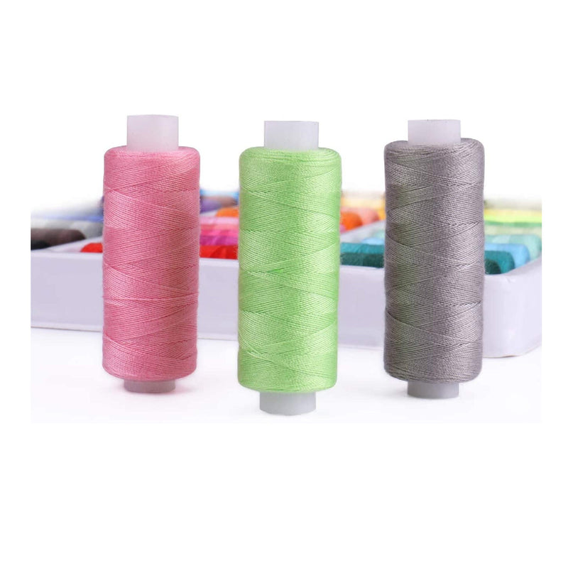 Luxbon Sewing Thread Kits | 36 Colors | Polyester | 250 Yards Each Spool | Sewing Thread | Embroidery Machine Threads