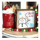 30 Reusable Christmas Stencils | 3x3 Inches | Small Christmas Template For Painting On Wood Crafts