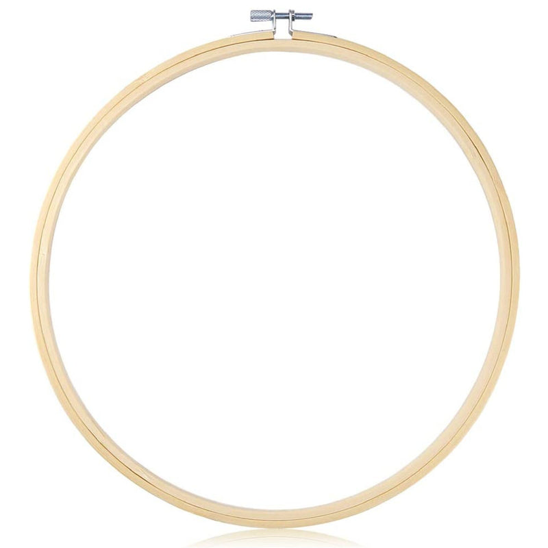 Fallen | 12 Inch Embroidery Hoop | Bamboo Circle | Cross Stitch | Hoop Ring For Crafts | Practical Sewing
