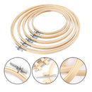BigOtters | 6 Embroidery Hoops | Bamboo Circle | Pe Cross Stitch Hoop Ring 4.7 to 10.6 Inch