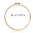 Fallen | 12 Inch Embroidery Hoop | Bamboo Circle | Cross Stitch | Hoop Ring For Crafts | Practical Sewing