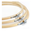 Caydo 3 12 Inch Wooden Embroidery Hoops | Circles | Cross Stitch Rings For Crafts | Practical Sewing
