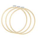 Caydo 3 12 Inch Wooden Embroidery Hoops | Circles | Cross Stitch Rings For Crafts | Practical Sewing
