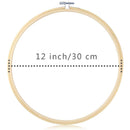 Caydo 3 12 Inch Wooden Embroidery Hoops | Circles | Cross Stitch Rings For Crafts | Practical Sewing