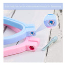 Pllieay 4 Pieces 4 Sizes Square Embroidery Hoops ABS Plastic Cross Stitch Hoops For DIY Embroidery Crafts