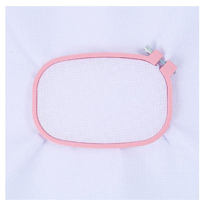 Pllieay 4 Pieces 4 Sizes Square Embroidery Hoops ABS Plastic Cross Stitch Hoops For DIY Embroidery Crafts