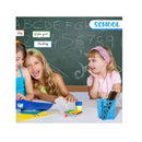 12 Pcs Desk Pencil Holder Desktop Plastic Pencil Cups for Desk Hollow Square Classroom Pencil Baskets Office Storage Organizer