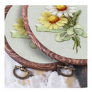 Joybest 4 Pieces 6 Inch Round Embroidery Hoops | Circular Display Frame | Wood Embroidery Kits