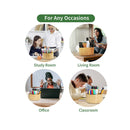 Bamboo Pen Holder Organizer |  Round Rotating Art Supply Organizer | Hold 420 Pencils | Desktop Storage