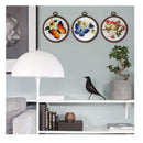 Joybest 4 Pieces 6 Inch Round Embroidery Hoops | Circular Display Frame | Wood Embroidery Kits