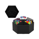 NIUBEE Acrylic Pen Pencil Holder 7 Compartments | Multi-capacity Marker Storage Art Supply Organizer