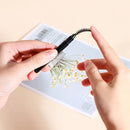 1 Pc Eyelash Comb Applicator With Dust Cover Mascara Brush Easy To Use Portable Makeup Tool