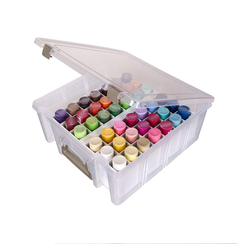 tinctor Paint Organizer & Paint Brush Holder. Perfect Paint Holder & Paint  Brush Organizer for Acrylic Paint Storage, Craft Paint Storage, Paint Rack