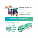 Tinctor Paint Organizer & Paint Brush Holder | Perfect Paint Holder  Paint Brush Organizer for Acrylic Paint Storage