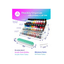 Tinctor Paint Organizer & Paint Brush Holder | Perfect Paint Holder  Paint Brush Organizer for Acrylic Paint Storage