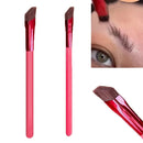 1 Pc Eyebrow Brush Professional Angled Eyebrow Brush Eyelash Brush Three-dimensional Concealer Makeup Brush