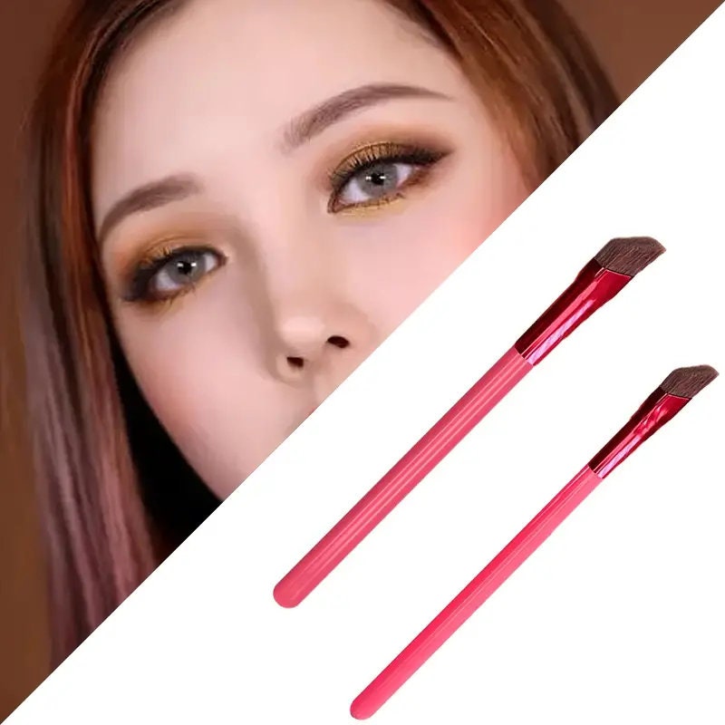1 Pc Eyebrow Brush Professional Angled Eyebrow Brush Eyelash Brush Three-dimensional Concealer Makeup Brush