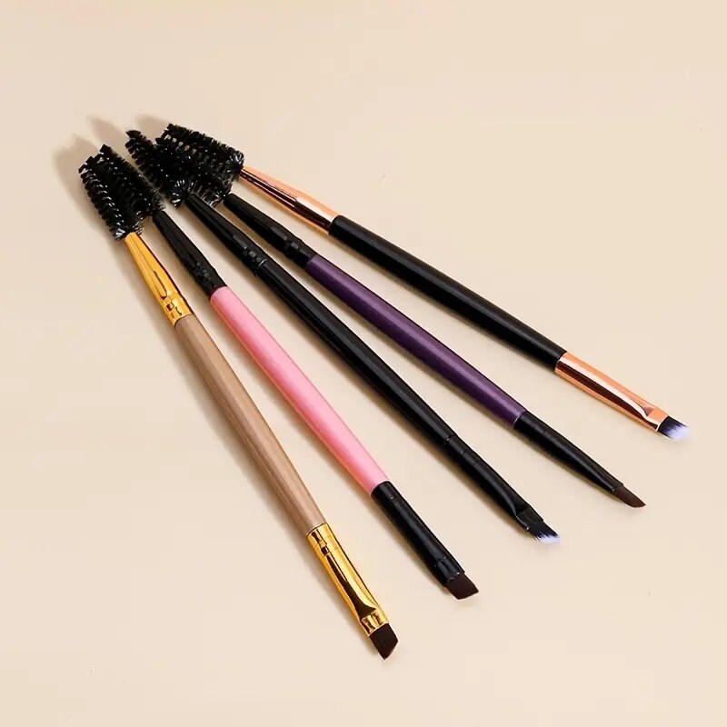 5pcs Premium Quality Eyebrow Brush Professional Makeup Brush Tools Handle Double Eyebrow Brush